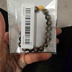Black and Gold Bracelet
